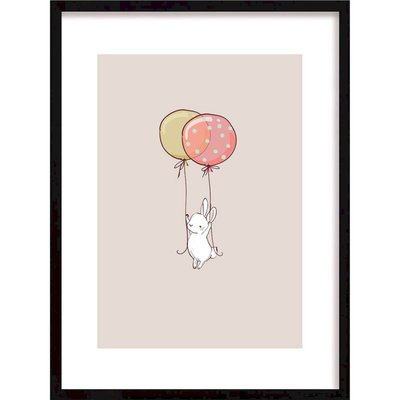 Tableau en bois, Bubble Dreams Lapin I RECOLLECTION