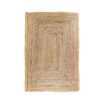 Tapis en jute tressée - format rectangulaire, esprit bohème FEZ PIER IMPORT