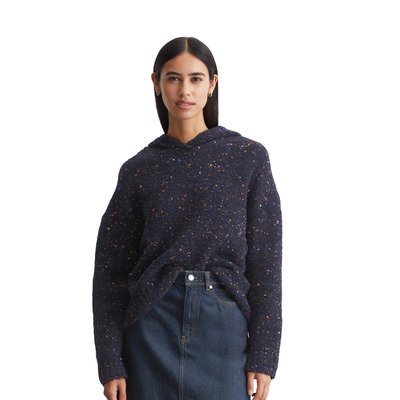 Sweat à capuche en bouclette loose en mélange de laine vierge MARC O’POLO DENIM