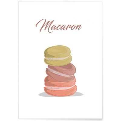 Affiche Macaron L'AFFICHERIE