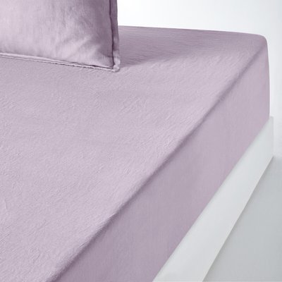 Spannbettlaken Linot aus vorgewaschenem Leinen, Steghöhe 35 cm LA REDOUTE INTERIEURS
