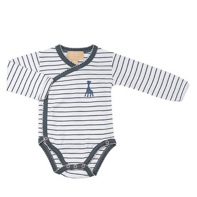 Body manches longues - Marinière fille TROIS KILOS SEPT