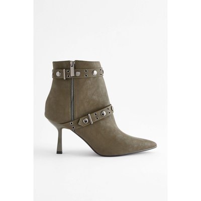 Bottines pointues cloutees La Redoute