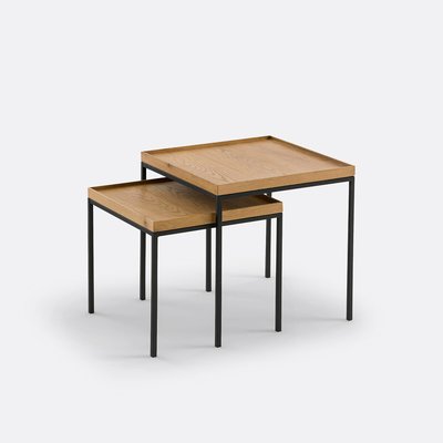 Lot de 2 tables basses gigognes carrées, Joga LA REDOUTE INTERIEURS