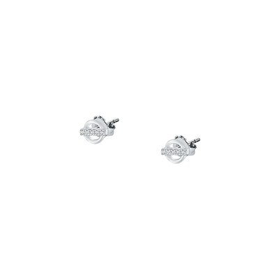 Boucles d'oreilles en argent 925 et oxyde de zirconium CLEOR