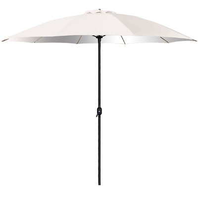 Parasol ivoire ouverture à manivelle diamètre 300cm WADIGA