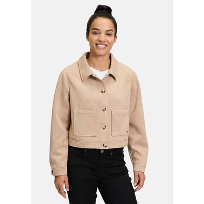 Veste en simili cuir à poches plaquées BETTY & CO
