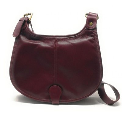 Sac besace bandoulière cuir lisse CARTOUCHIERE OH MY BAG