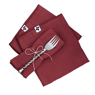 3 Serviettes de table Gaia EDEN