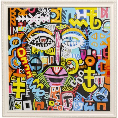 Tableau visage graffiti KARE DESIGN