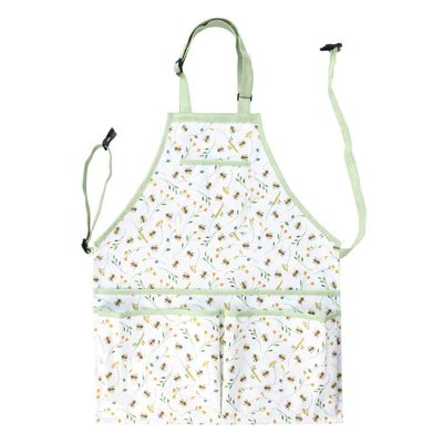 Tablier jardinage imprimé abeilles TU ESSCHERT DESIGN