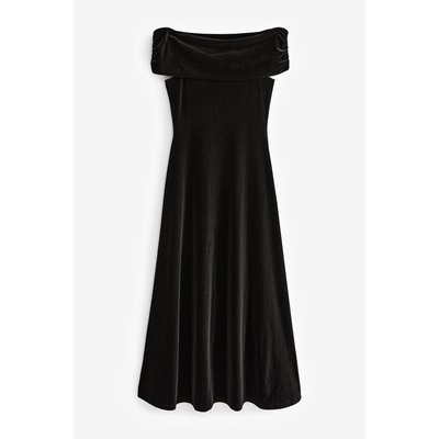 Robe longue à encolure bardot NEXT