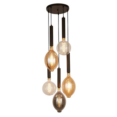 Rowan 5 Light Multi-Drop Pendant Ceiling Light SO'HOME
