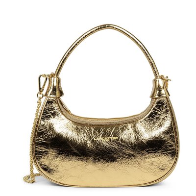 Sac hobo en cuir métallisé MINI AURA LANCASTER