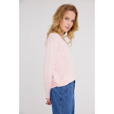 Pull à col V et détails ajourés SANDIE ARTLOVE