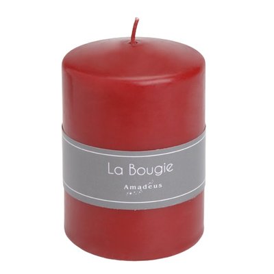 Bougie petit cylindre 7 x 10 cm   (lot de 6) AMADEUS