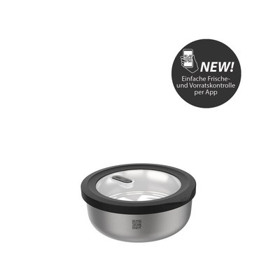 Boîte de conservation fraîcheur PROVIDO, circulaire, 500 ml (Contrôle de la fraîcheur et des stocks via application) GEFU