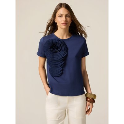 T-shirt réalisé en jersey 100% coton OLTRE