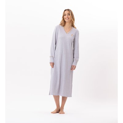 Chemise de nuit longue en coton  GARANCE 811 LE CHAT