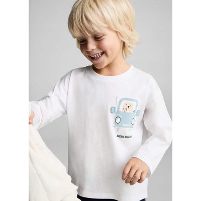 T-shirt coton relief MANGO BABY