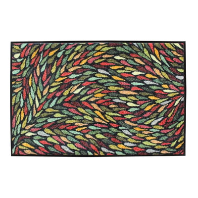 Tapis decor caoutchouc & nylon GOUTTES GARNIER THIEBAUT