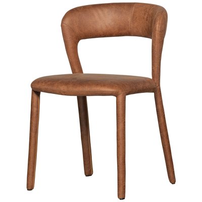 Lot de 2 chaises de table en similicuir NOBLE WOOOD