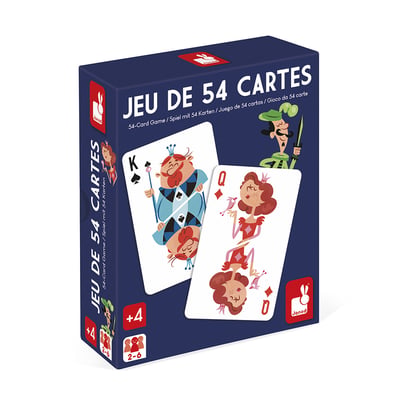 Jeu De Cartes 54 Pièces Thème Fête Foraine JANOD