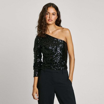 Haut Asymétrique À Sequins PEPE JEANS