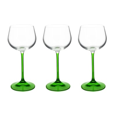 Lot de 3 verres à pied 16,5cl, VIN DU RHIN NOVASTYL