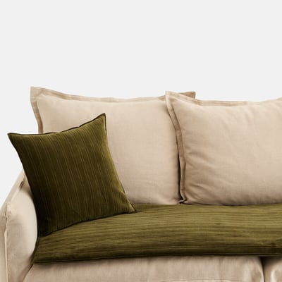 Matelas d'assise, en velours ciselé, MILO LA REDOUTE INTERIEURS