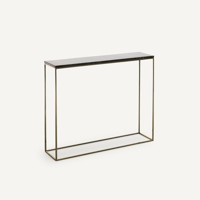 Console effet laiton vieilli/marbre, Mahaut AM.PM