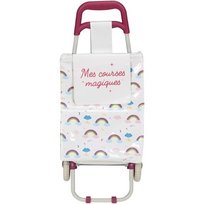 Chariot de courses pour enfants à motifs Motifs nuages CMP