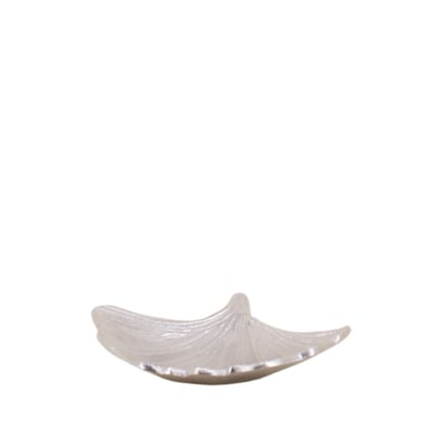 Vide poche en alluminium forme coquillage 18x14cm ORNAMI