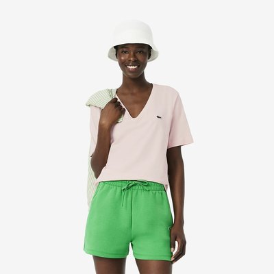 T-shirt décontracté à col V LACOSTE