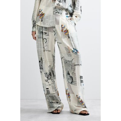 Pantalon imprimé à jambe large DESIGUAL
