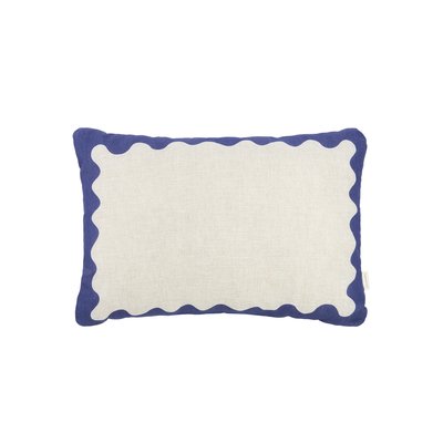 Coussin rectangulaire en lin français VIBES NOBODINOZ