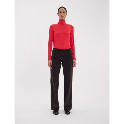 Pantalon en velours lisse gabriel INES DE LA FRESSANGE PARIS