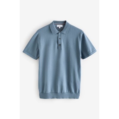 Polo slim en maille manches courtes NEXT