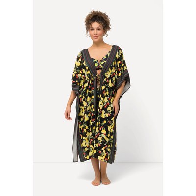 Caftan à motif citrons. Frise ULLA POPKEN