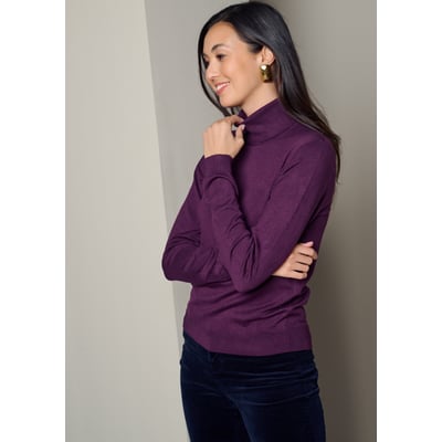Pull col roulé en viscose LOLALIZA