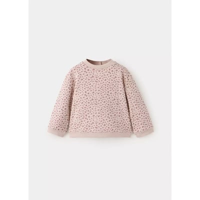 Sweat coton imprimé fleuri MANGO BABY