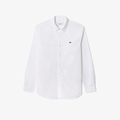 Chemise en popeline manches longues LACOSTE