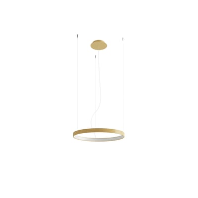Lustre Aluminium Doré LED 1 Rio EDEN