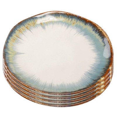 Lot de 4 assiettes plates, ORGANIC KARE DESIGN