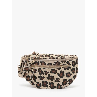 Sac banane Velvet Leopardo cuir MILANO