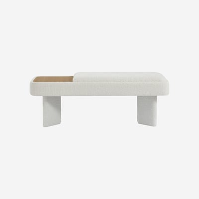 Banc en bois et tissu GIARA HABITAT