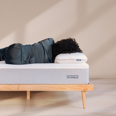 Sommier bois clair Alba finition chêne sommier inclus HYPNIA