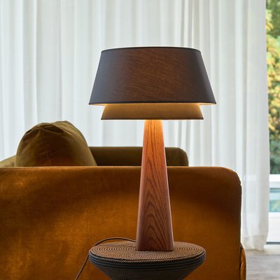 Eiken lampvoet in notelaarhout, Nestwood AM.PM