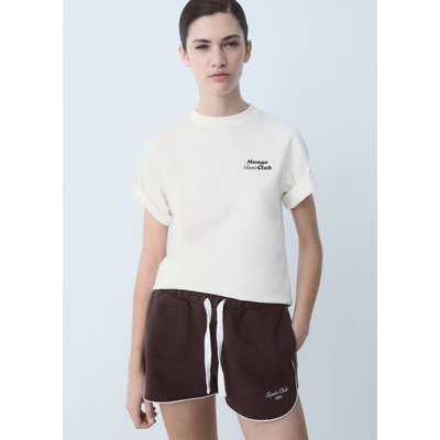 T-shirt coton message imprimé MANGO