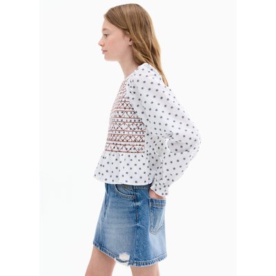 Jupe courte en jean MANGO KIDS